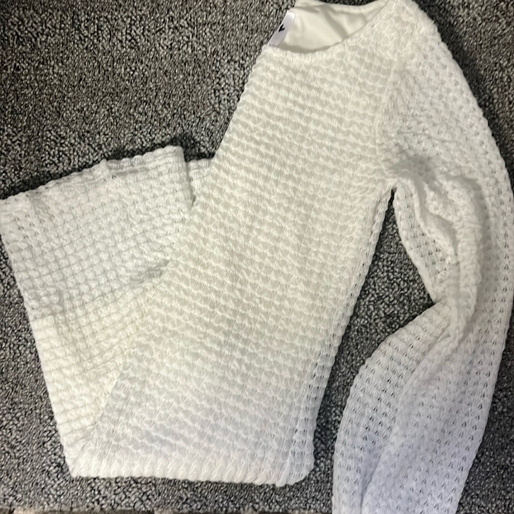 Pink blush white maternity dress